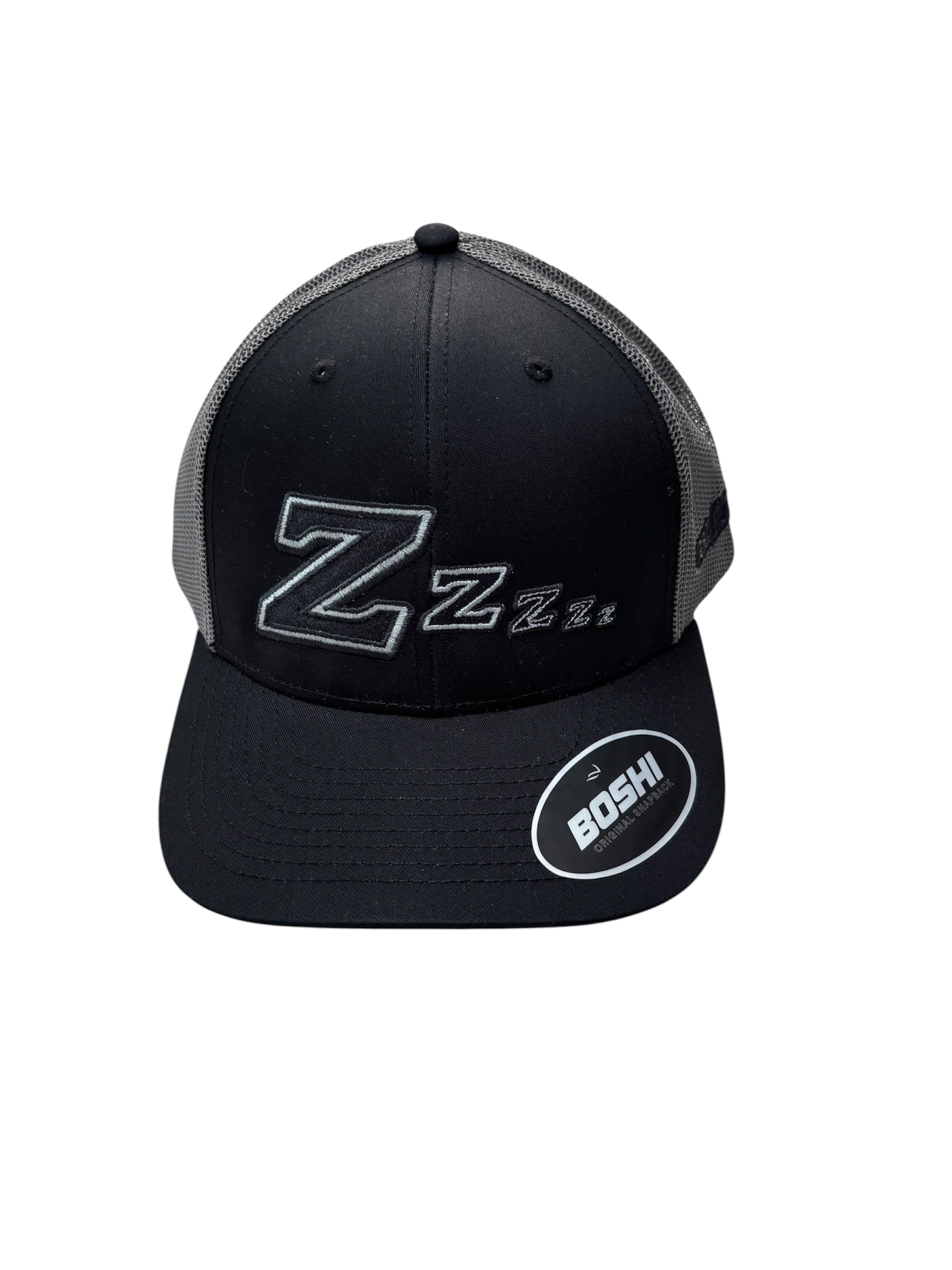 Black & grey Zzz cap