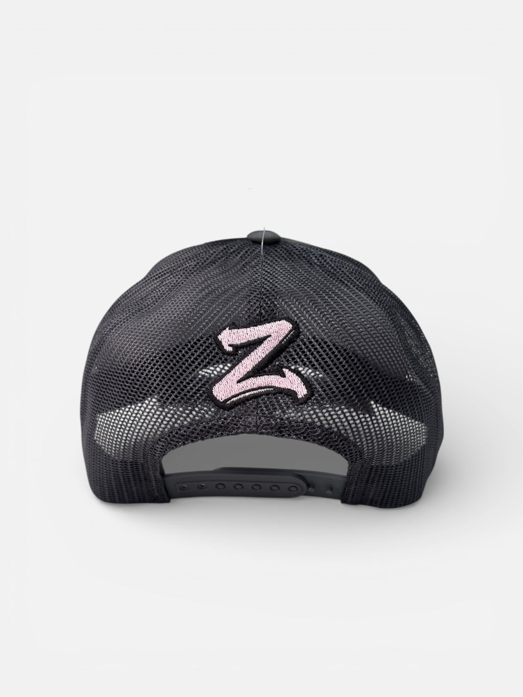 Grey & pink cap