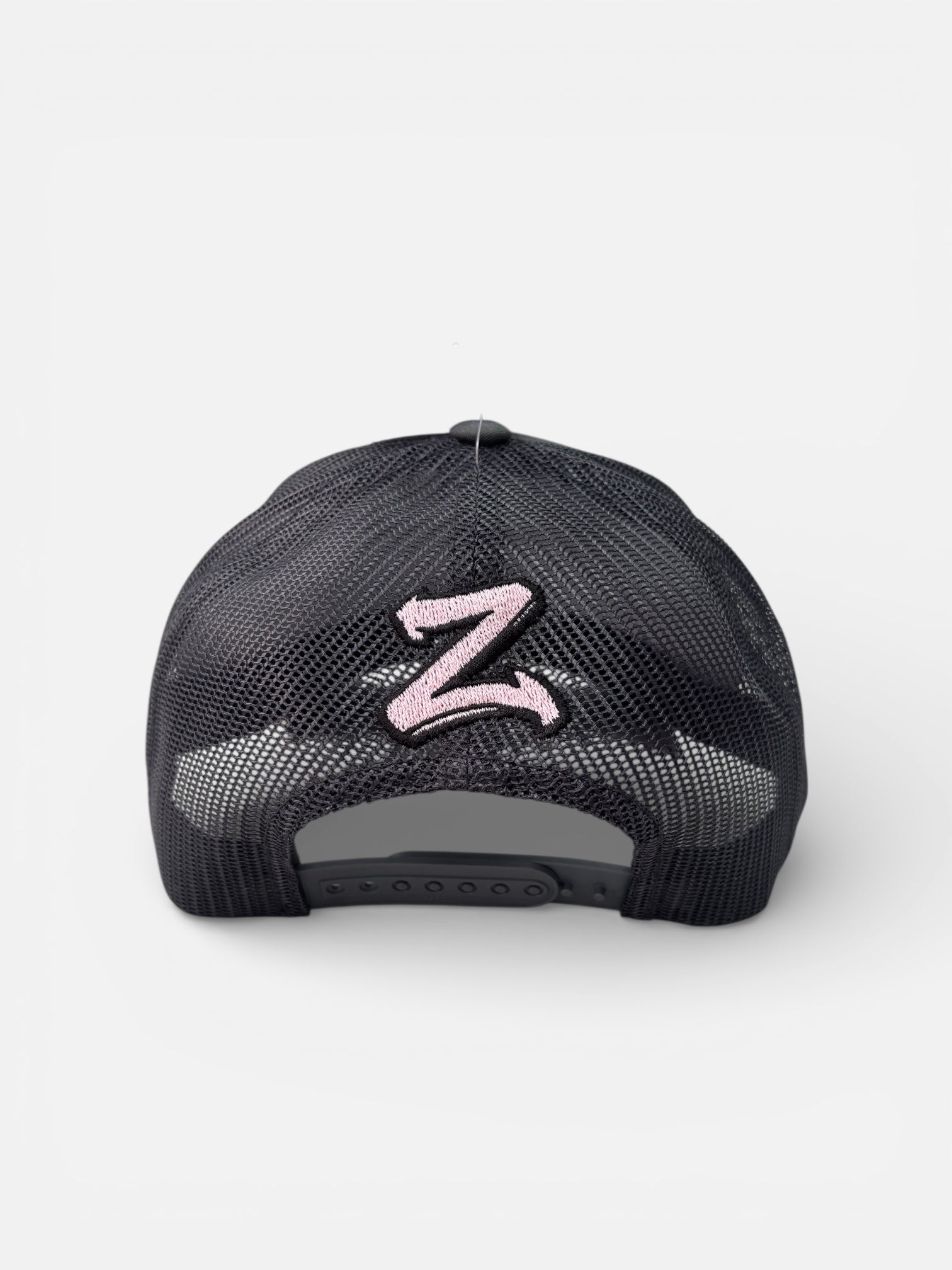 Grey & pink cap