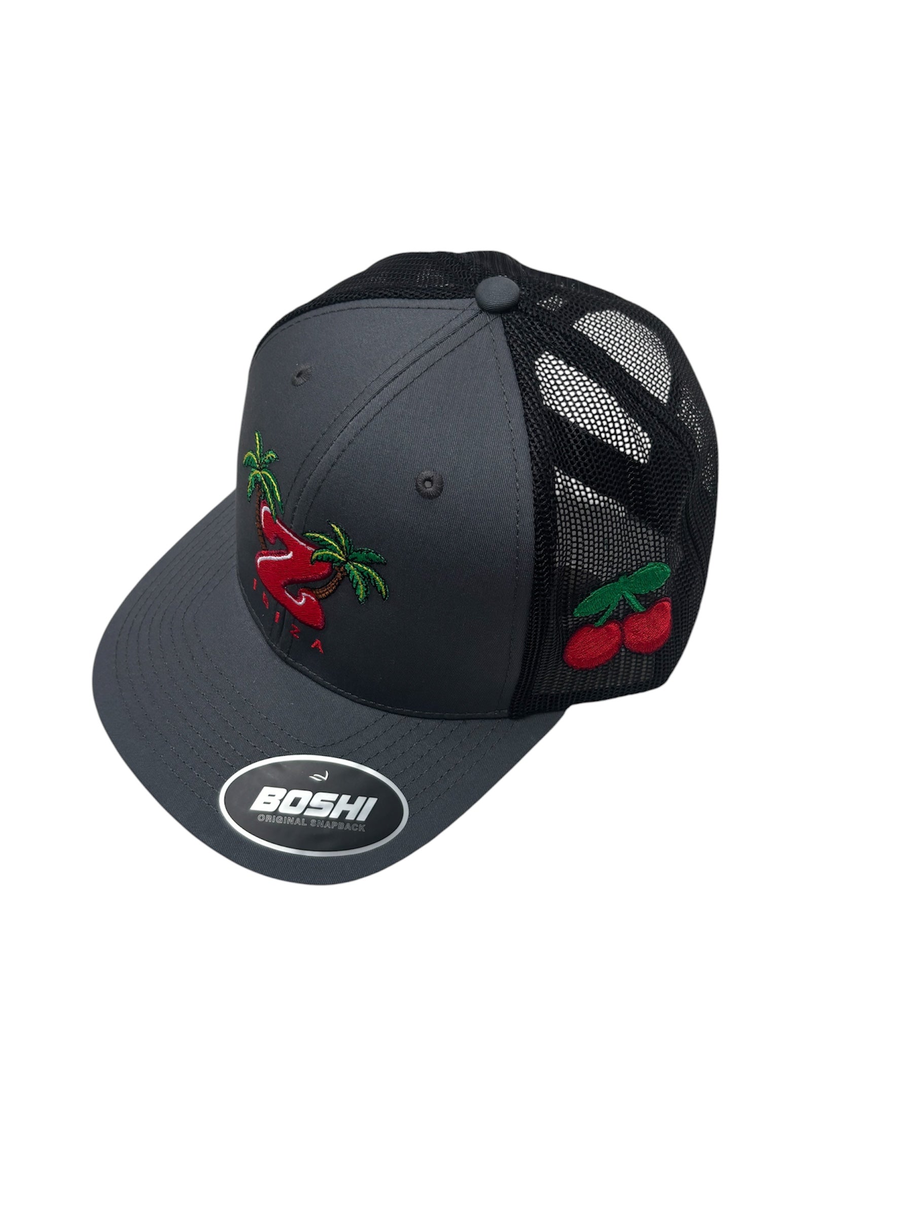 Grey & black ‘Z’ Ibiza cap🍒