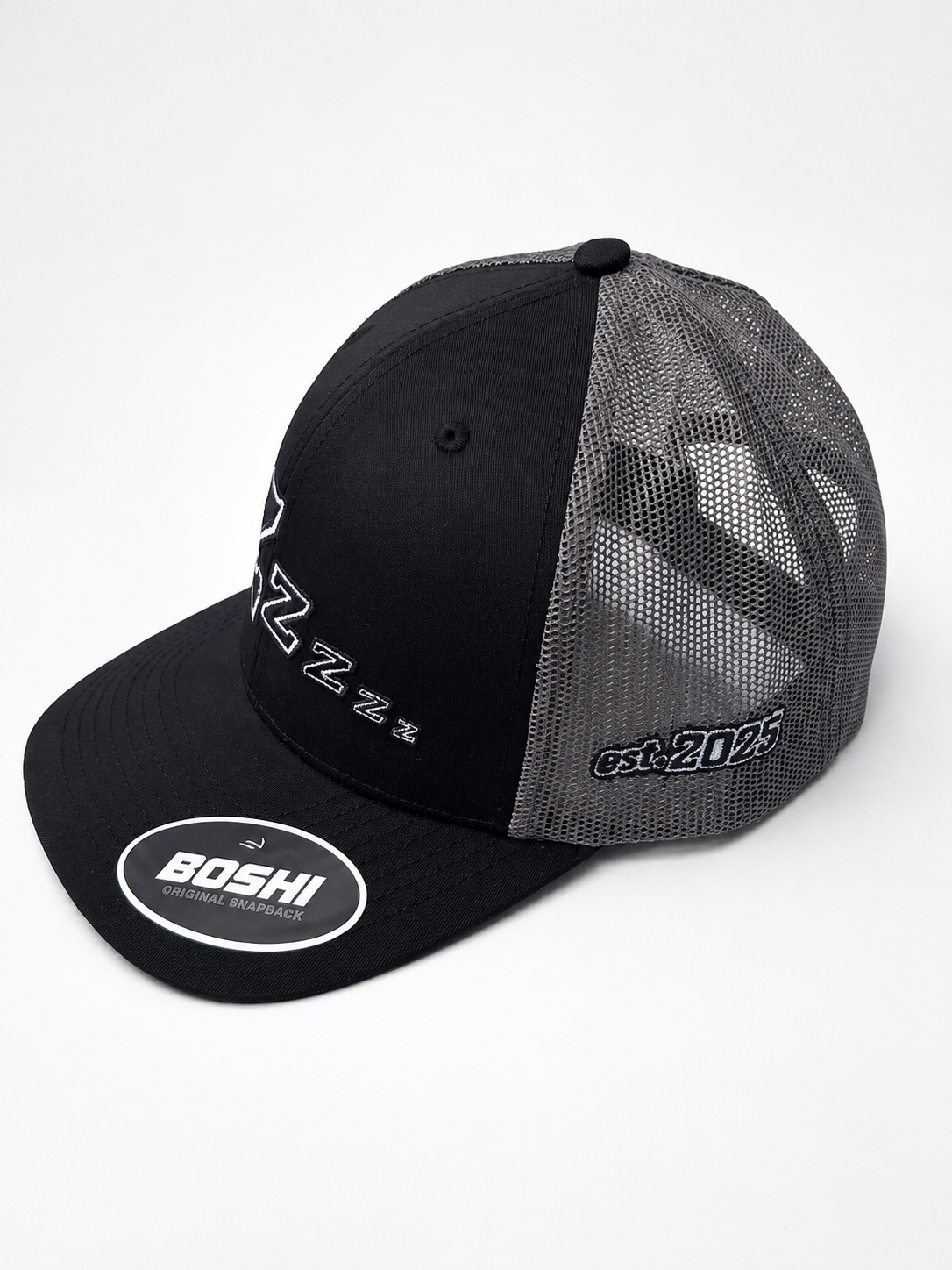 Black & grey Zzz cap