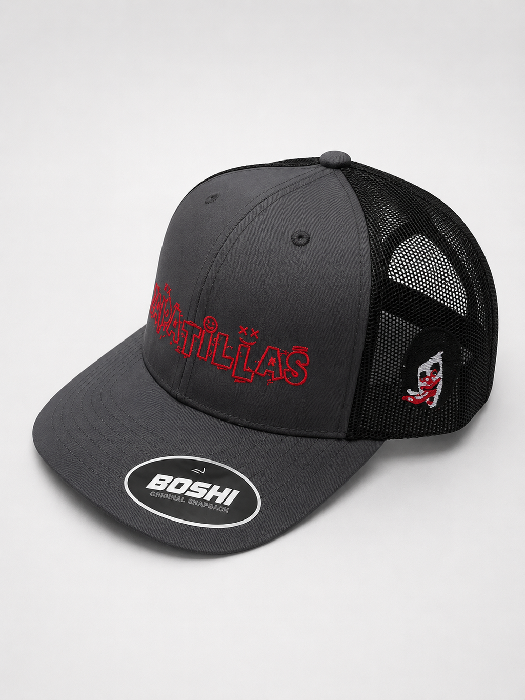Grey & black 🤡 cap
