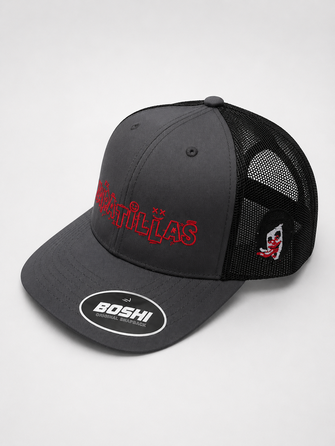 Grey & black 🤡 cap