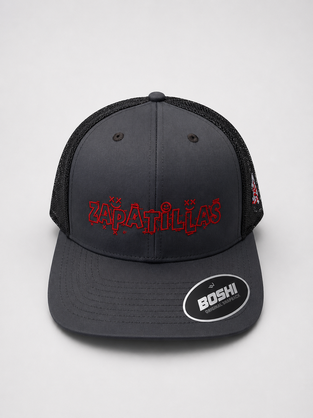 Grey & black 🤡 cap